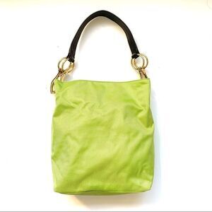 JPK 75 PARIS LIME CANVAS BUCKET SHOULDER BAG